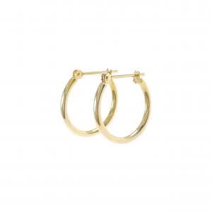 K18YG フープ ピアス