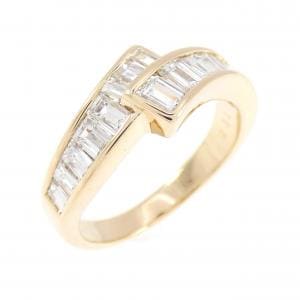 K18YG ダイヤモンド リング 1.08CT