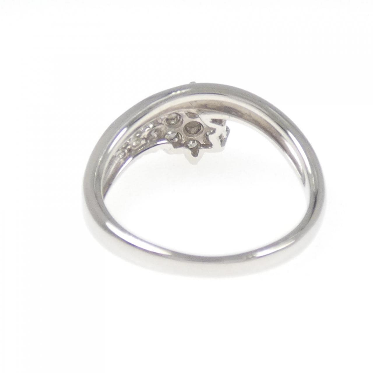PT900 フラワー ダイヤモンド リング 0.50CT