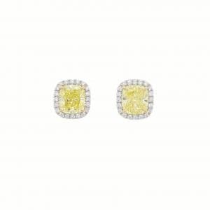 ティファニー ソレスト ピアス 2.25CT FIY VS1-VS2