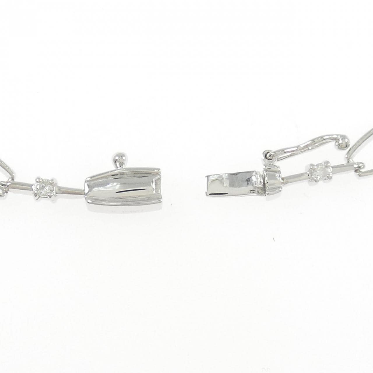 K18WG ダイヤモンド ブレスレット 0.20CT