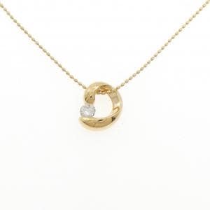 K18YG ダイヤモンド ネックレス 0.14CT