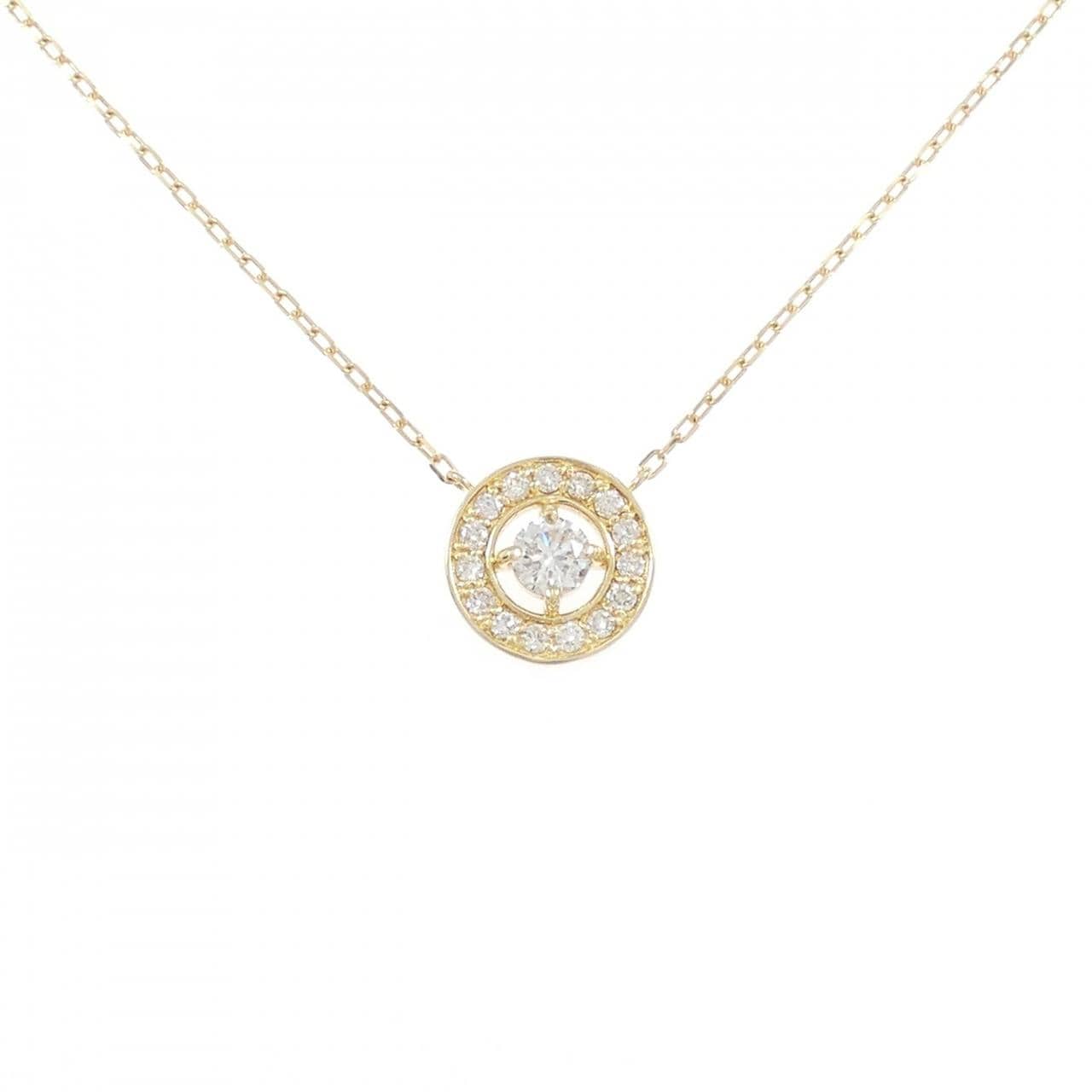 K18YG ダイヤモンド ネックレス 0.20CT