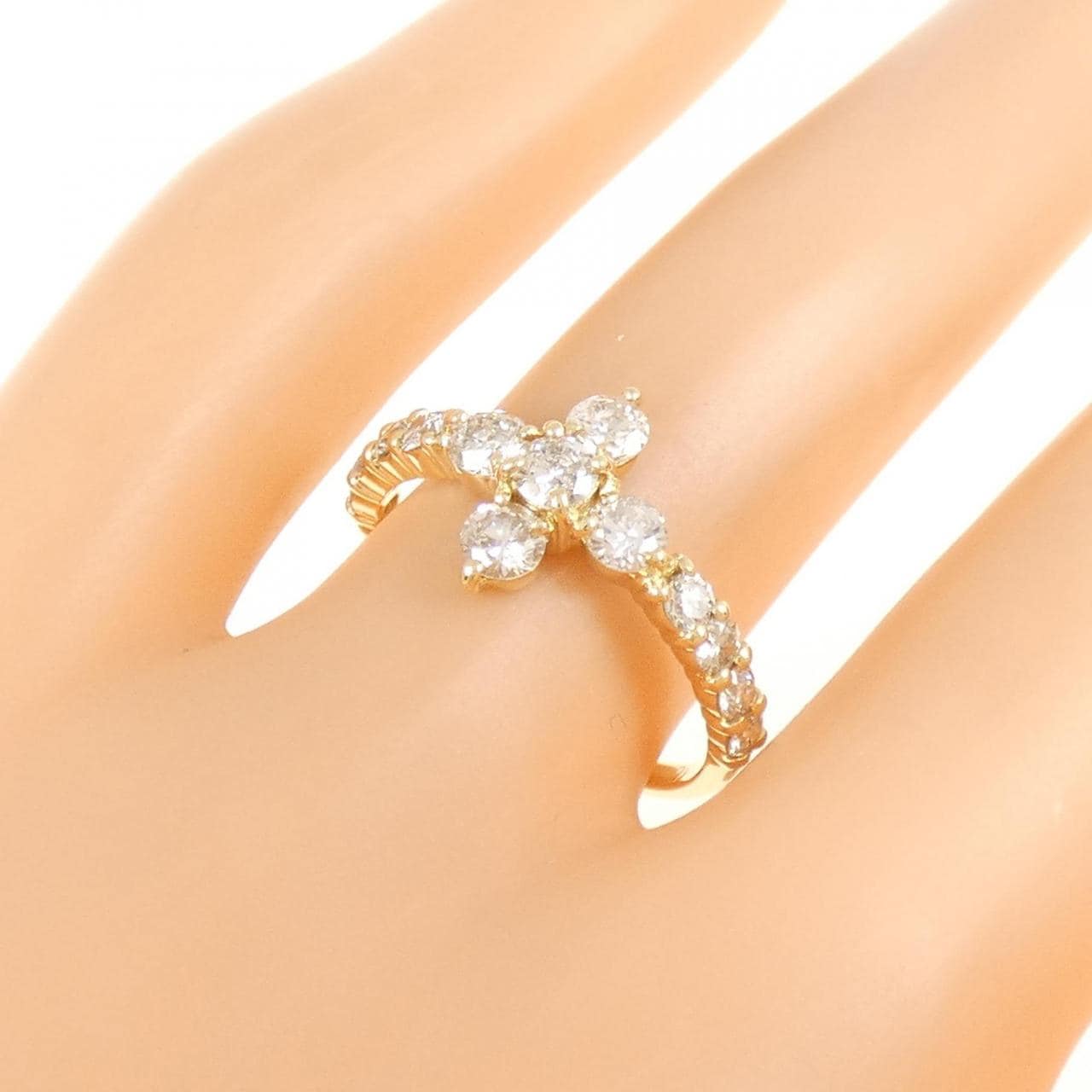 K18YG ダイヤモンド リング 1.00CT