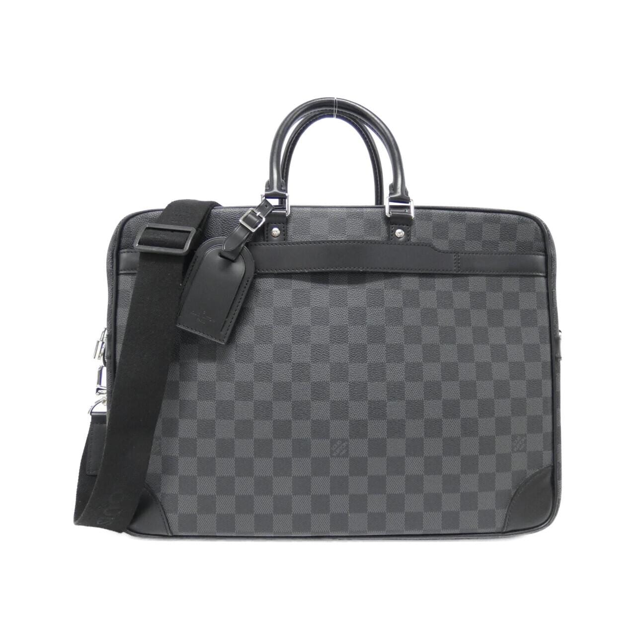 LOUIS VUITTON Damier Graphite Porto Document Voyage GM N41123 Briefcase