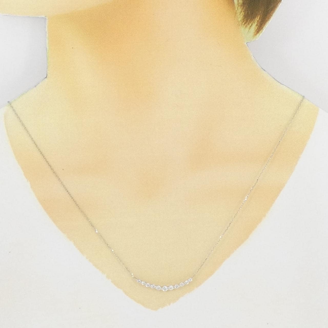 PT900/PT850 ダイヤモンド ネックレス 0.50CT