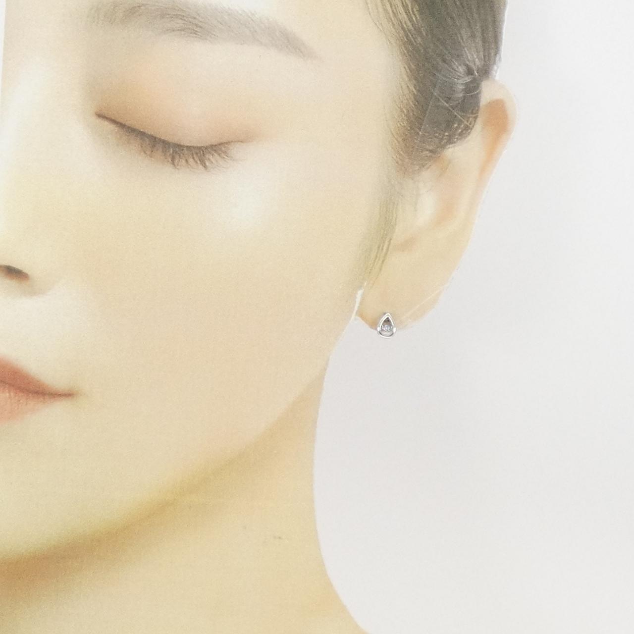 PT950/PT900 ダイヤモンド ピアス 0.04CT