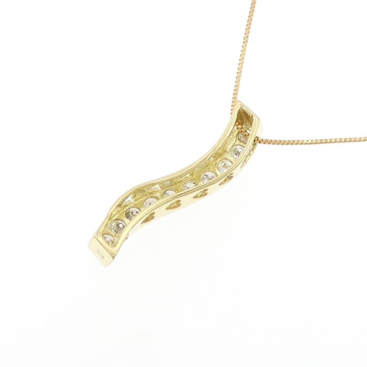 K18YG ダイヤモンド ネックレス 0.26CT
