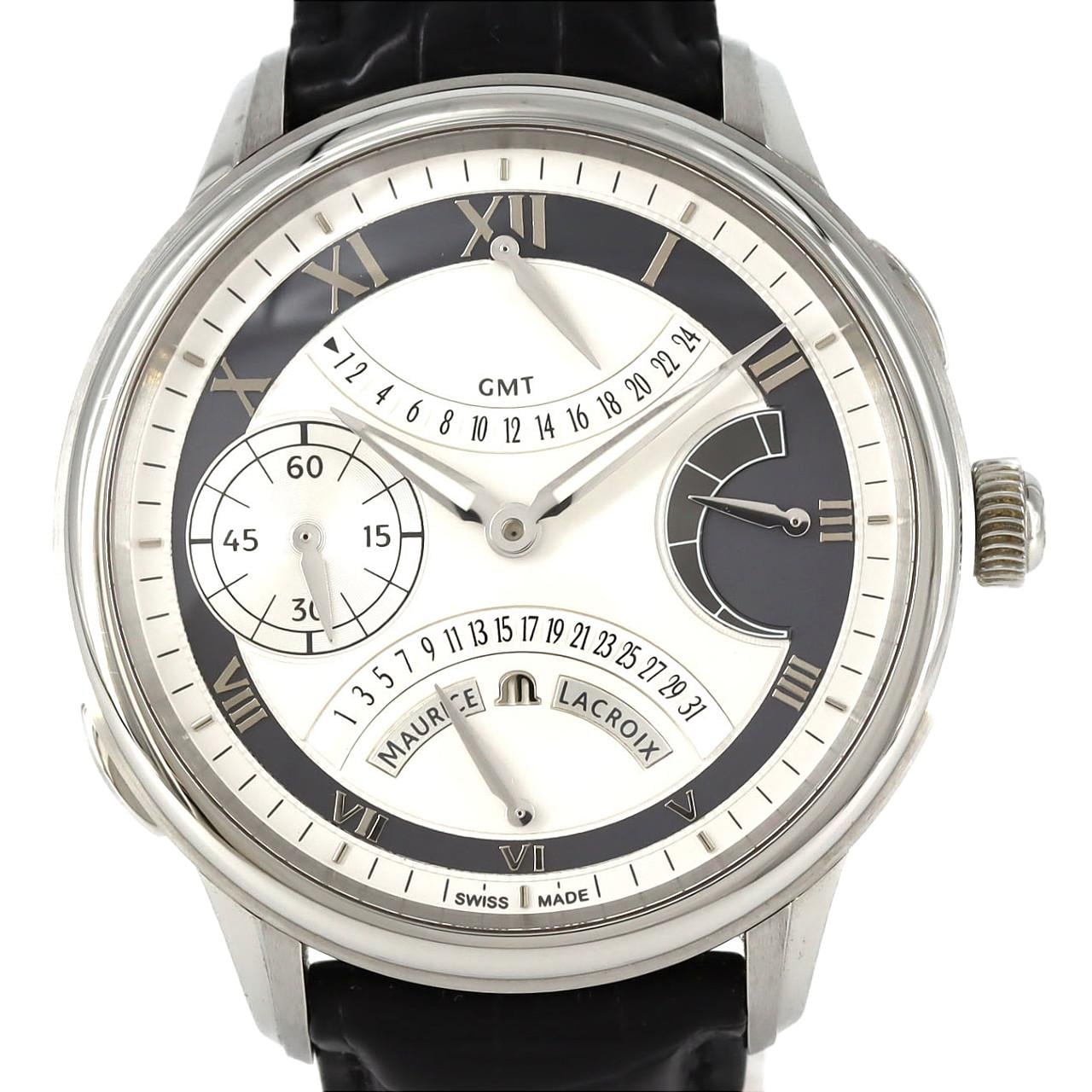 モーリス･ラクロア マスターピースダブルレトログラード MP7218-SS001-110 SS 手巻