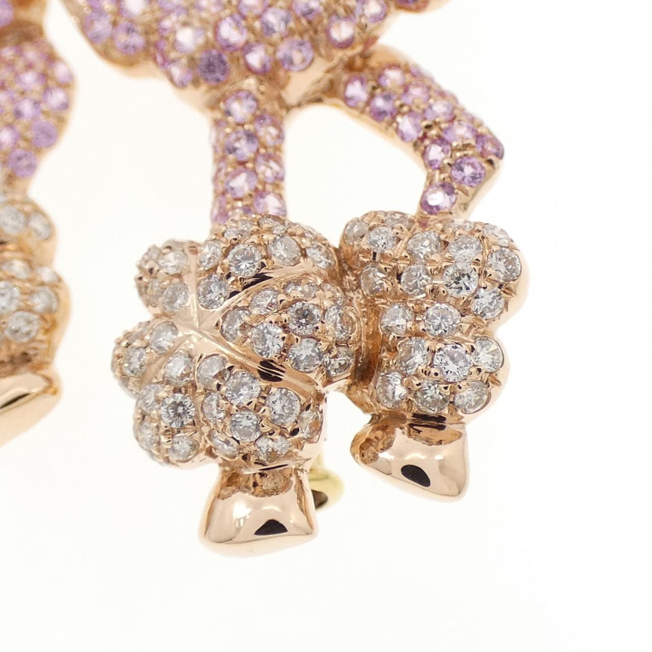 K18PG/K18YG ドック サファイヤ ブローチ 33.87CT