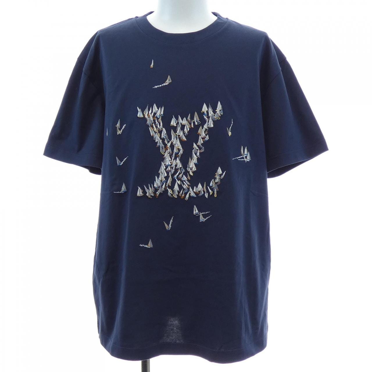 ルイヴィトン LOUIS VUITTON エンブロイダリー コットンTシャツ HTY18WNPG Tシャツ
