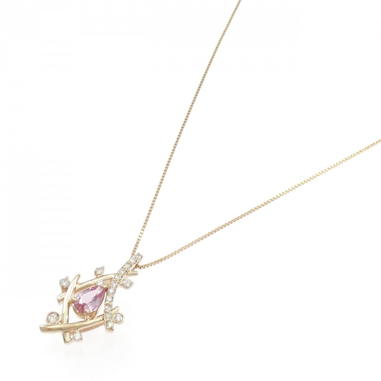 K18PG サファイヤ ネックレス 0.560CT