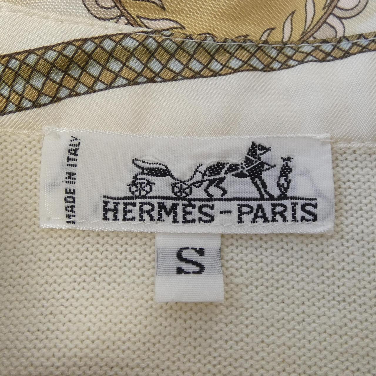 【ヴィンテージ】エルメス HERMES FESTIVAL QUADRI ツイルレーヌ. ニット