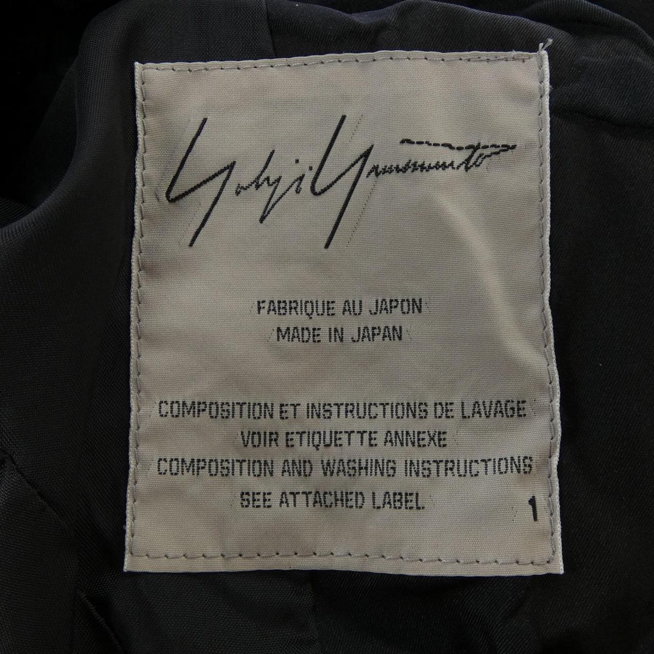 ヨウジヤマモト YOHJI YAMAMOTO FK-J34-921 ジャケット