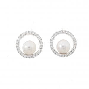 ミキモト サークル ピアス 6.1mm