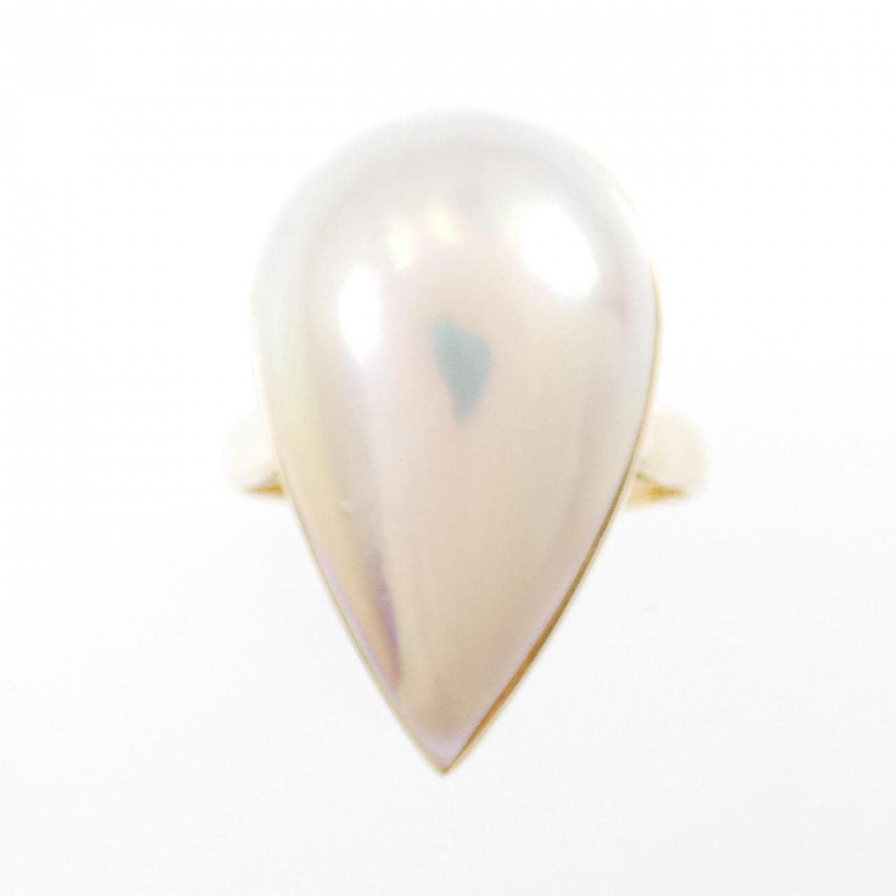 K18YG Mabe Pearl Ring