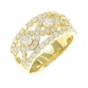 K18YG ダイヤモンド リング 1.25CT