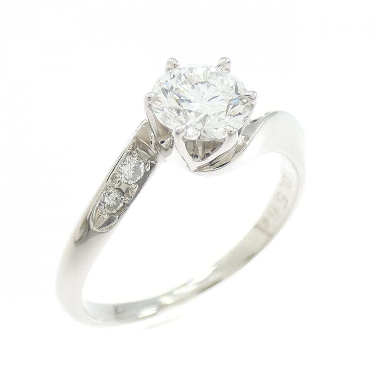 PT900 ダイヤモンド リング 0.564CT F VS1 VG