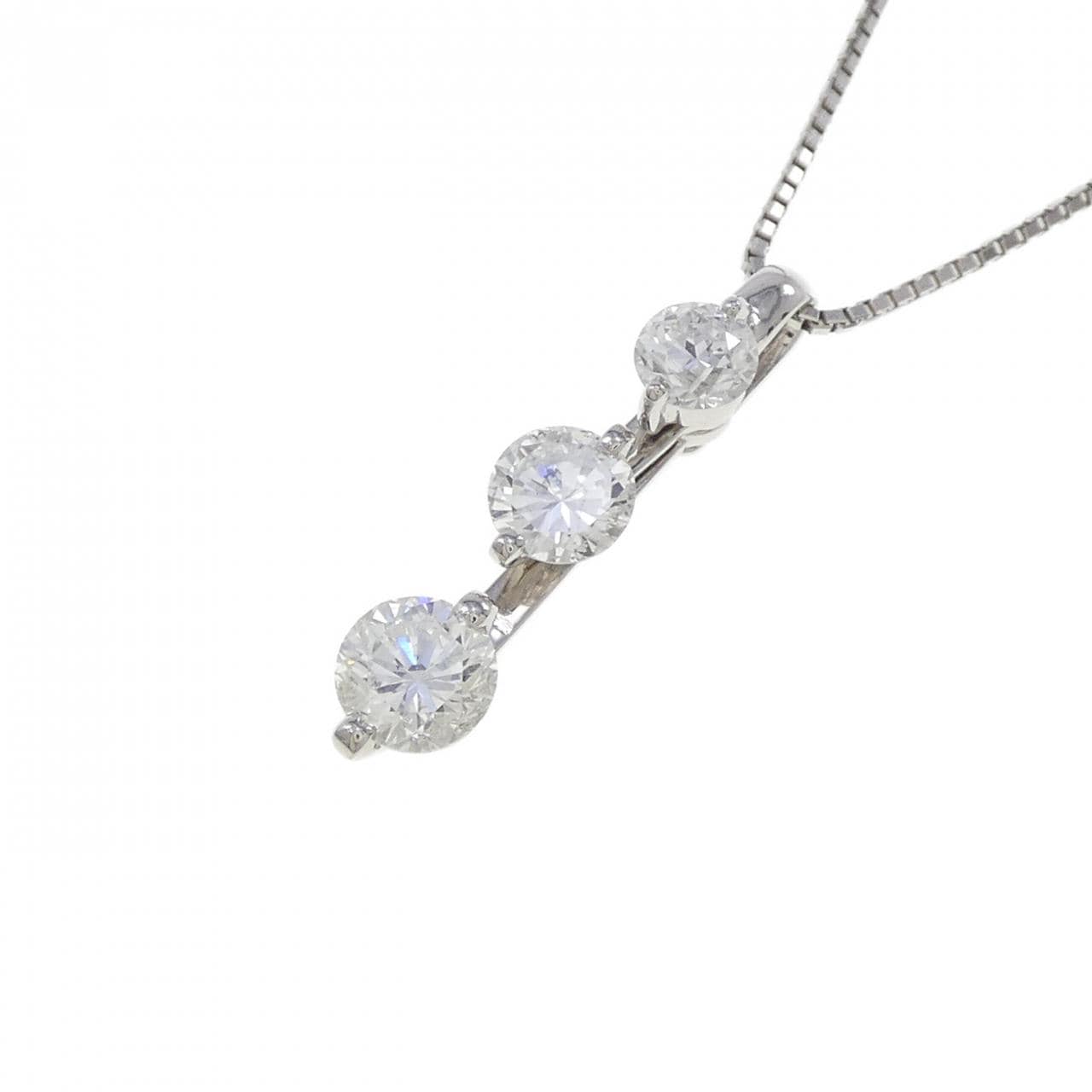 PT900/PT850 ダイヤモンド ネックレス 2.082CT