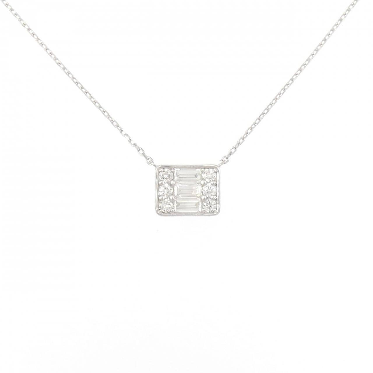 【新品】PT ダイヤモンド ネックレス 0.30CT