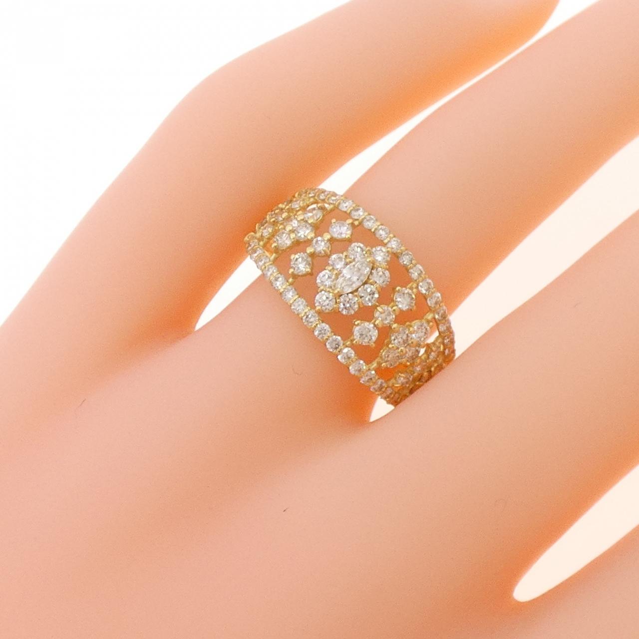 【新品】K18YG ダイヤモンド リング 1.00CT