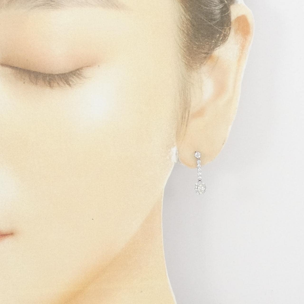 【新品】PT900 ダイヤモンド ピアス 0.60CT