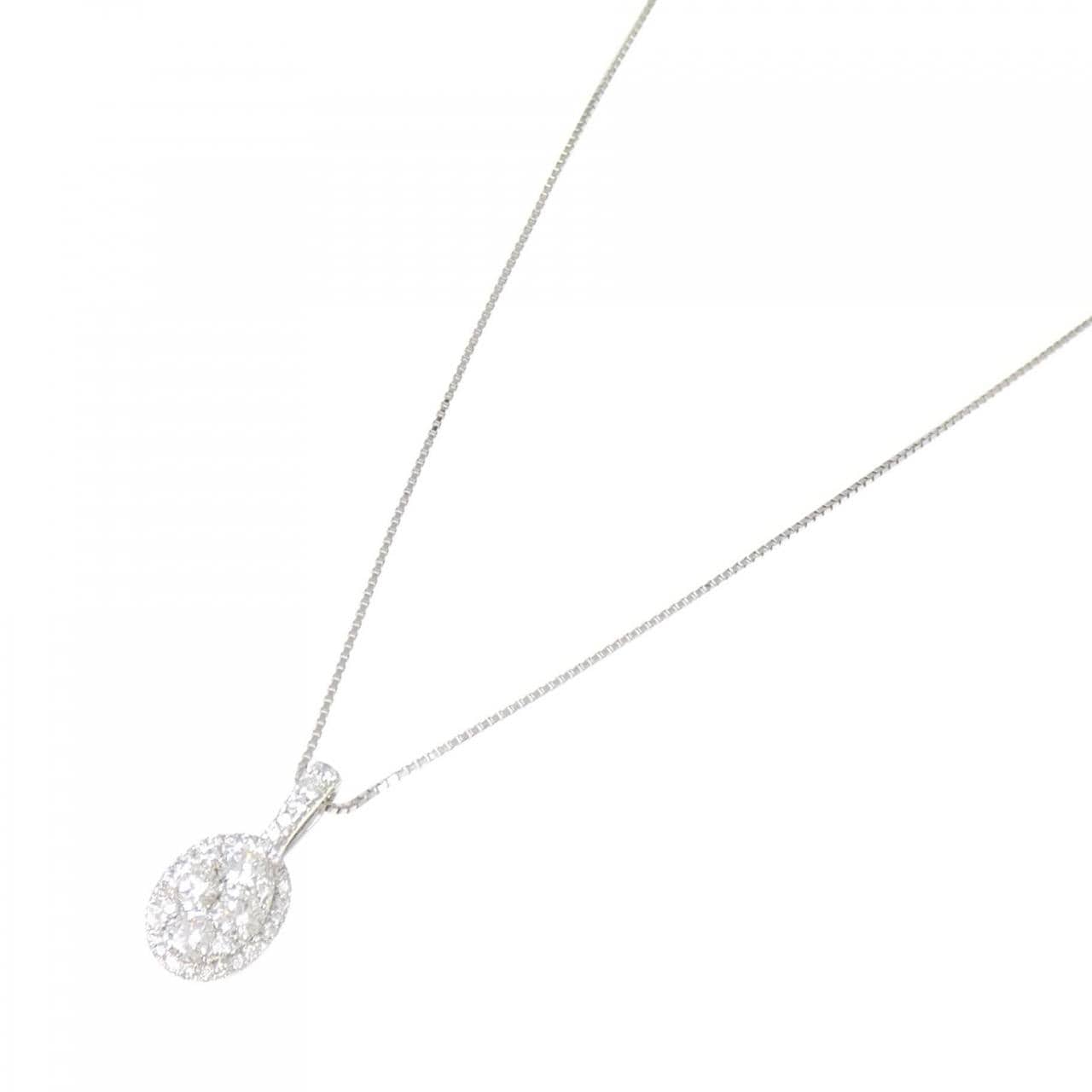PT900/PT850 ダイヤモンド ネックレス 0.85CT