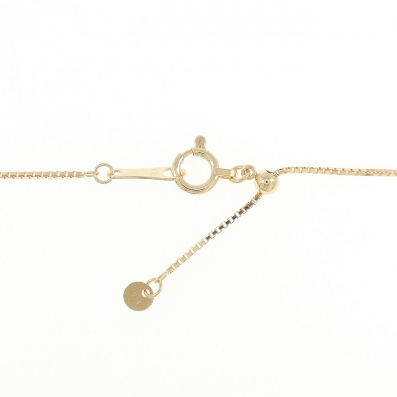 K18YG ダイヤモンド ネックレス 0.18CT