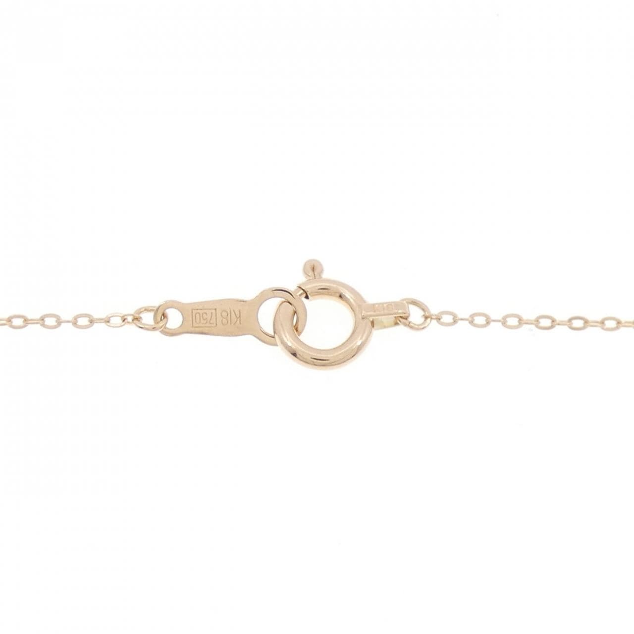 K18PG ダイヤモンド ネックレス 0.03CT