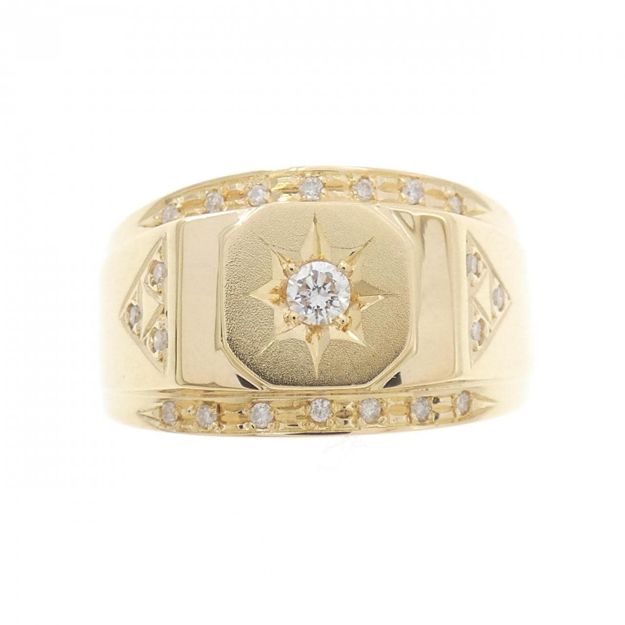 K18YG ダイヤモンド リング 0.20CT