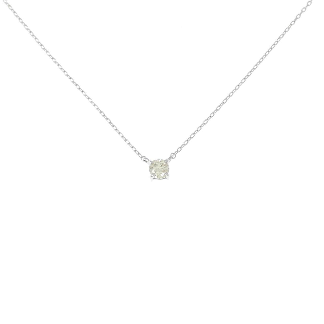 K10WG ダイヤモンド ネックレス 0.10CT