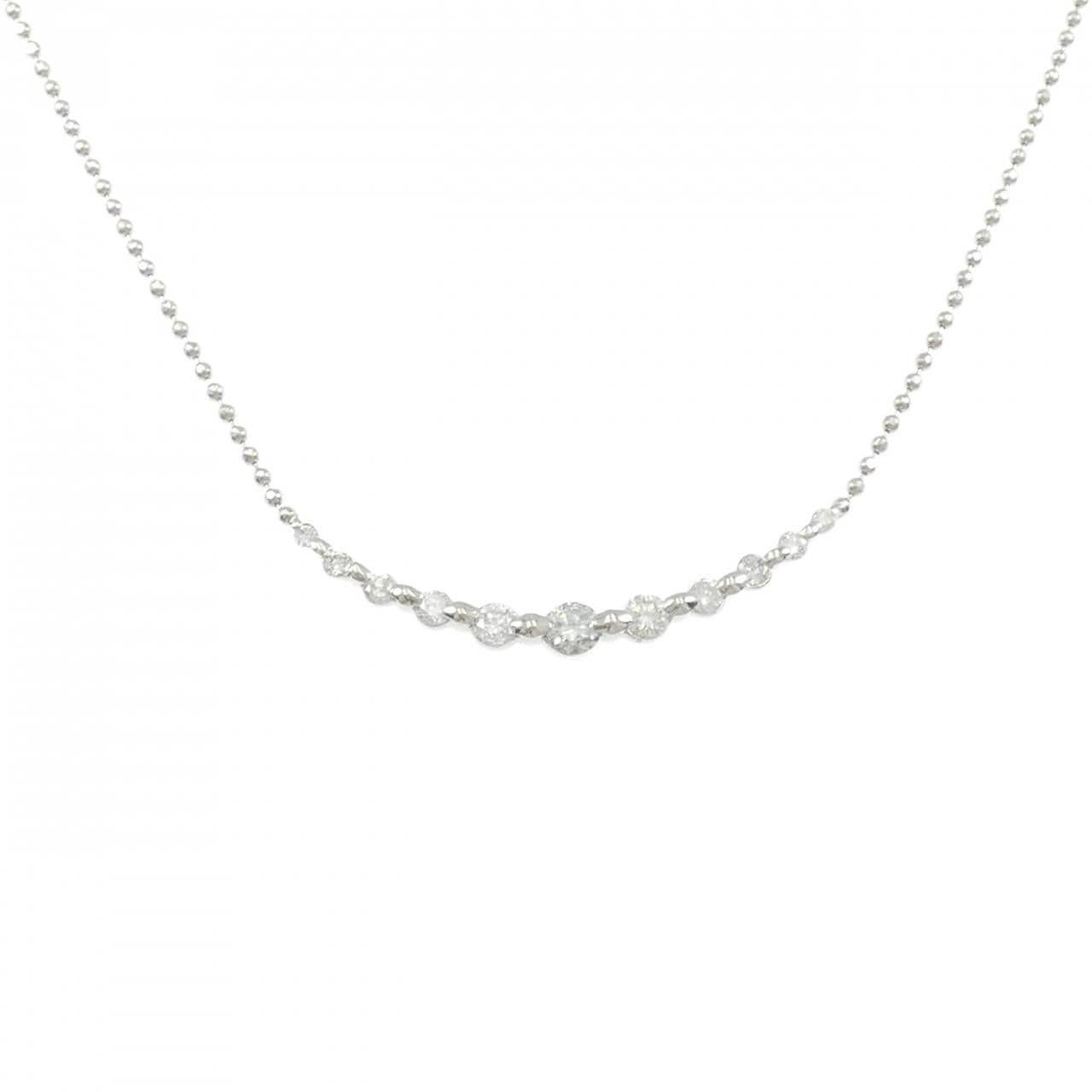 PT900/PT850 ダイヤモンド ネックレス 1.00CT