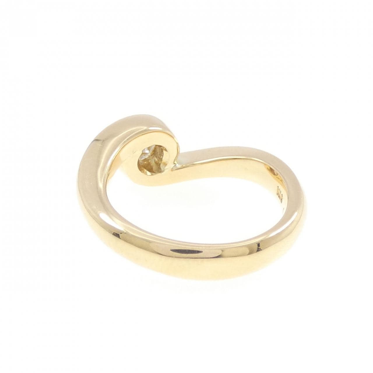 K18YG ダイヤモンド リング 0.28CT