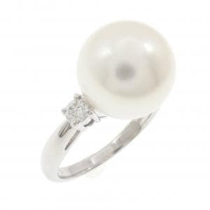 PT900 白蝶パール リング 11.4mm