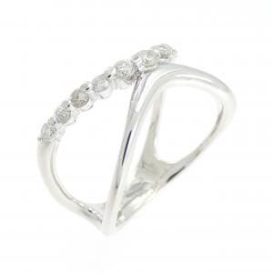 K18WG ダイヤモンド リング 0.20CT