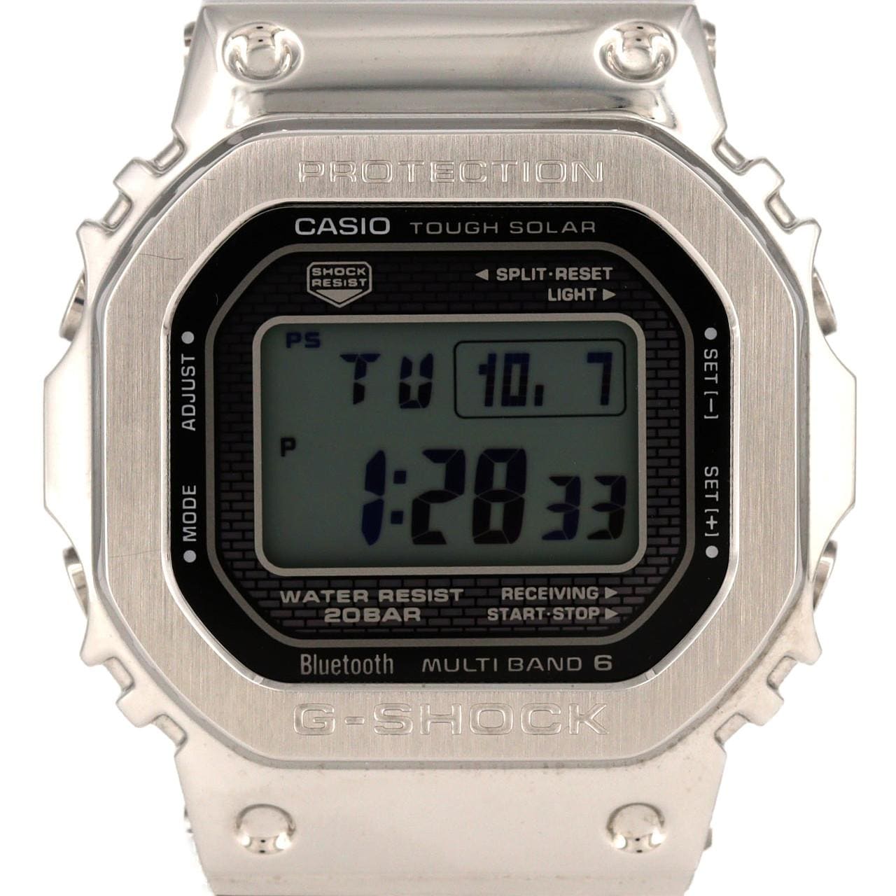 カシオ G-SHOCK 電波時計 GMW-B5000D-1JF SS ソーラークォーツ