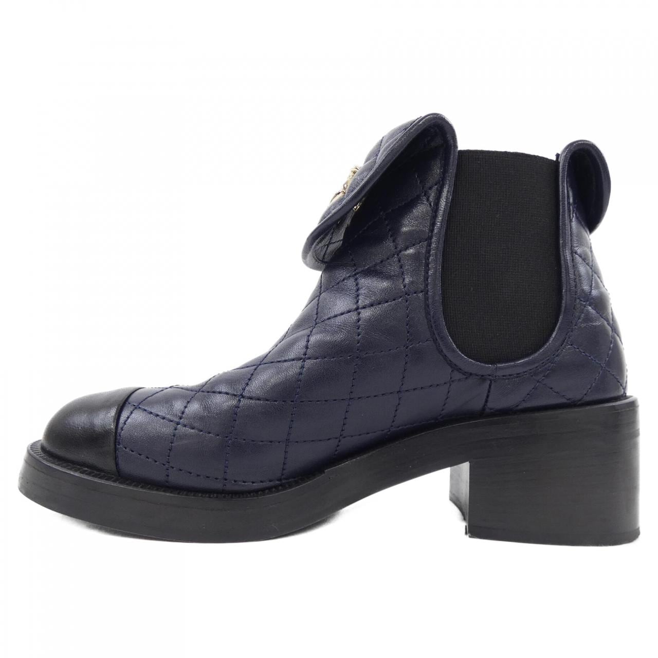 シャネル CHANEL アンクルブーツ ANKLE BOOTS ターンロック G45144B14037 ブーツ