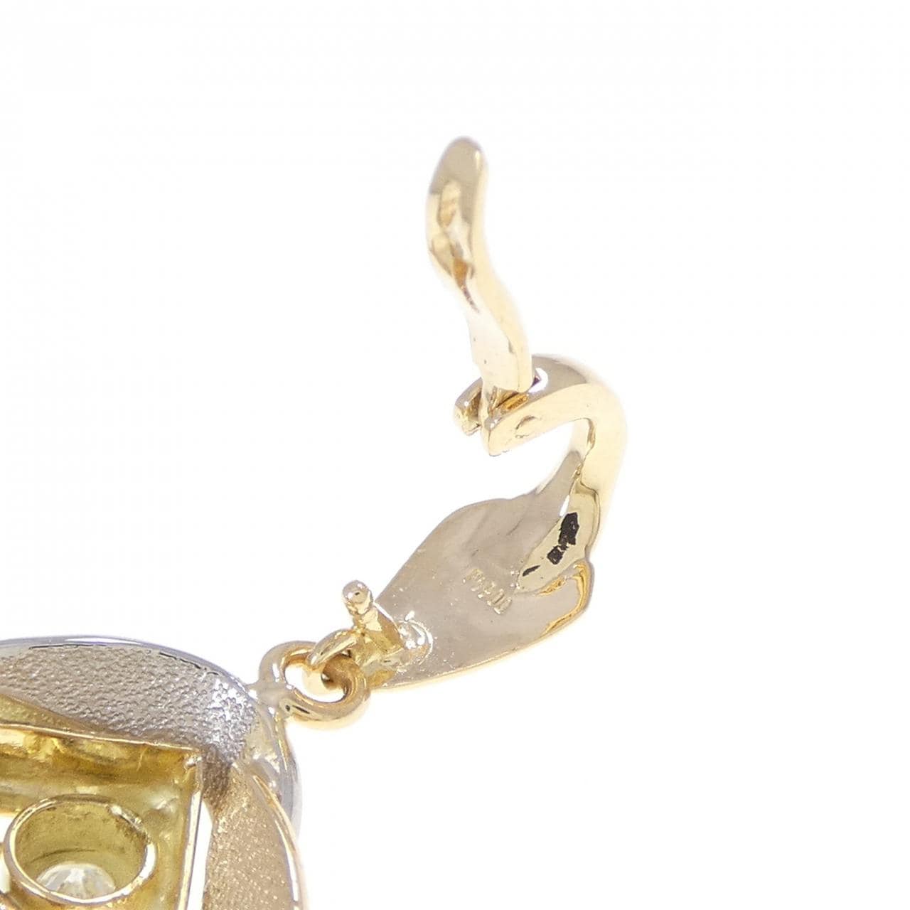 K18YG/PT900 マベパール ペンダント