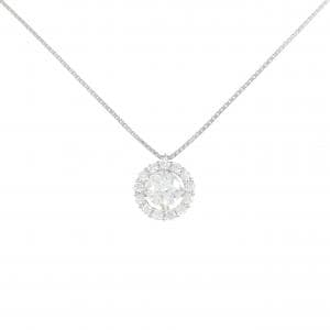 【新品】PT900/PT850 ダイヤモンド ネックレス 0.525CT F SI1 VG