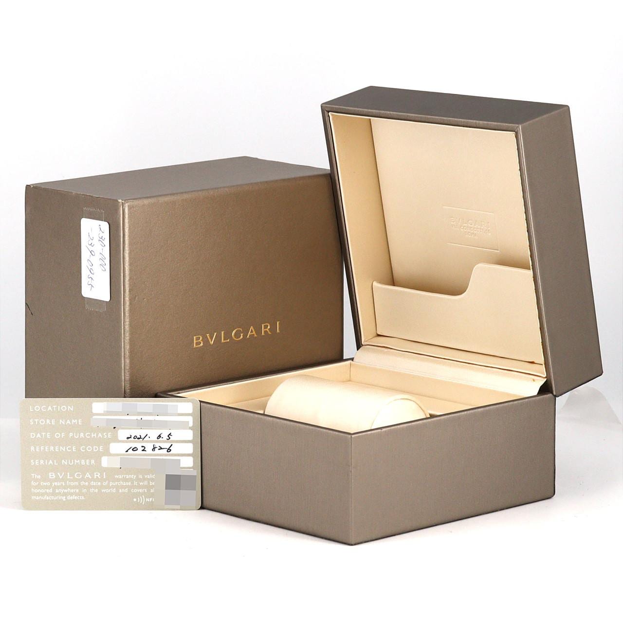 ブルガリ セルペンティトゥボガス Lサイズ SP35S/SP35BSS.1T/102826 SS クォーツ