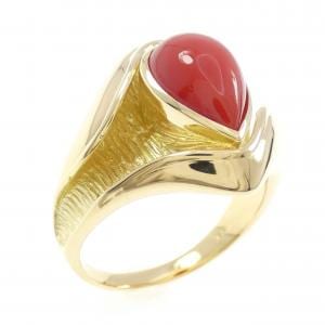 K18YG サンゴ リング