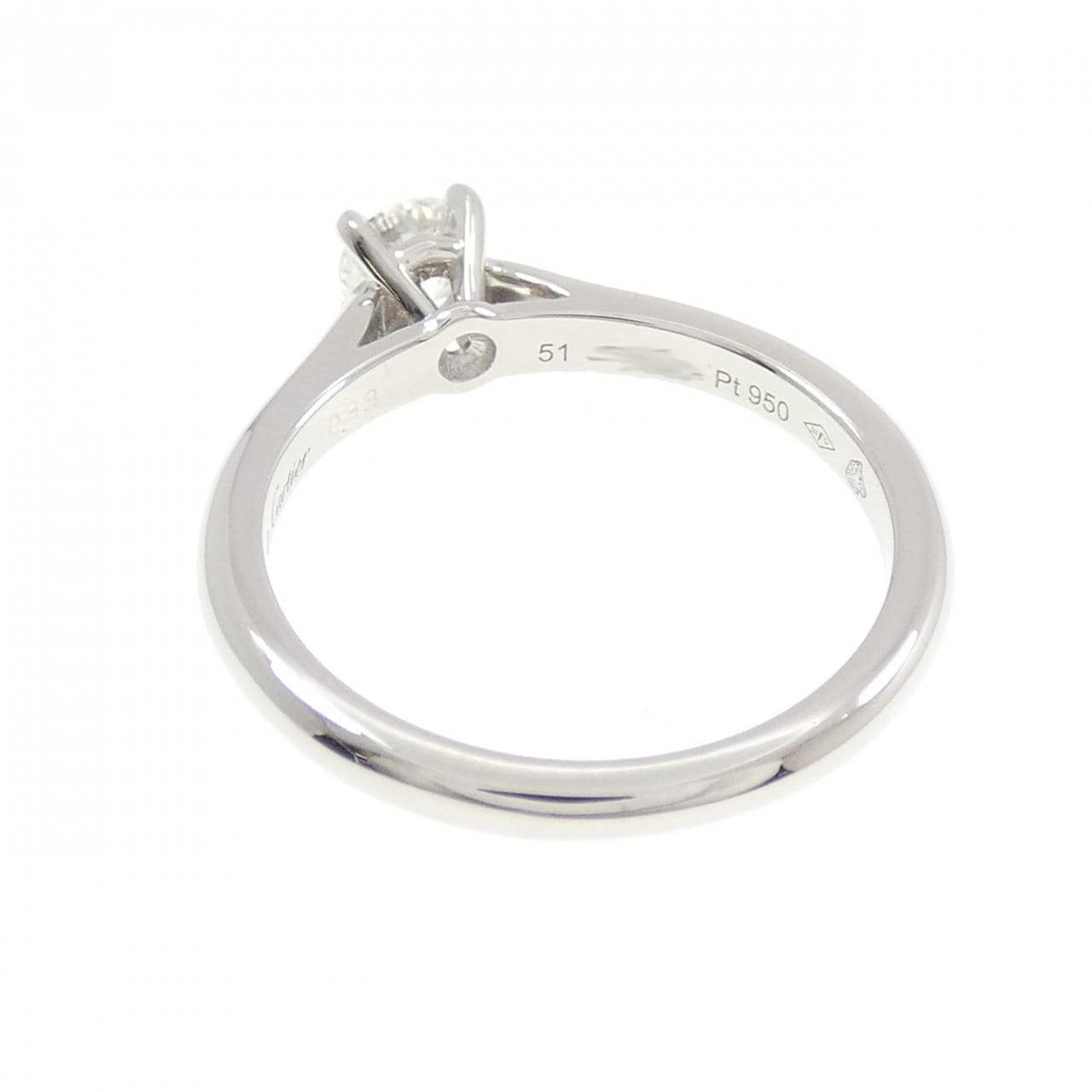 カルティエ 1895 ソリテール リング 0.33CT