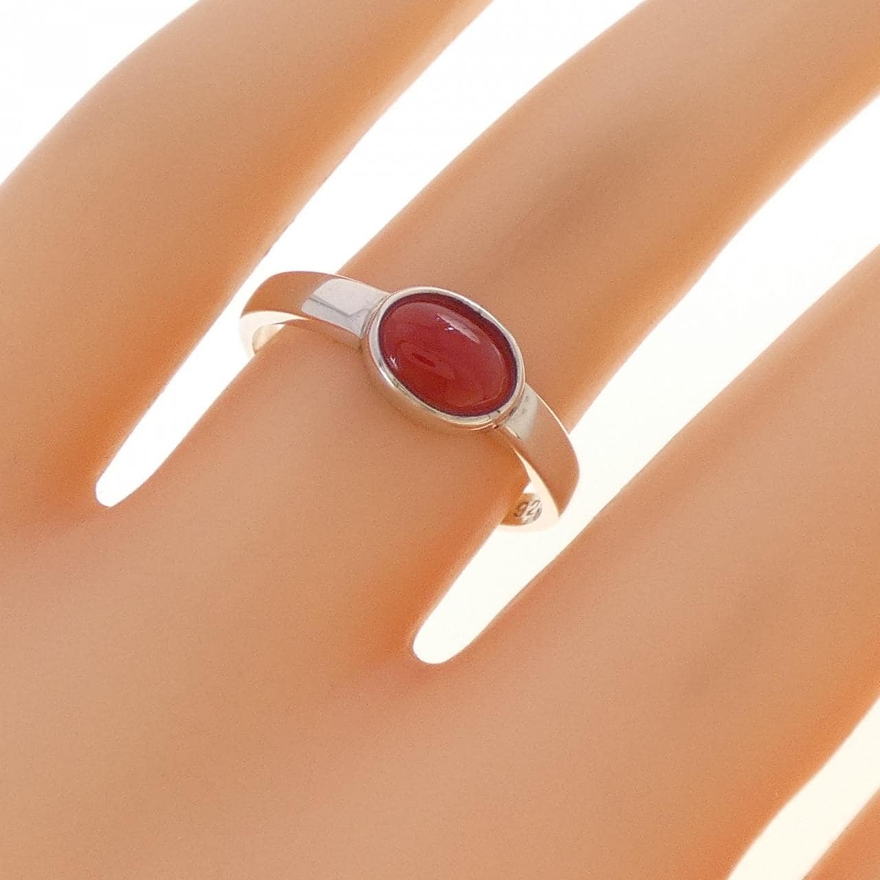 925SV サンゴ リング