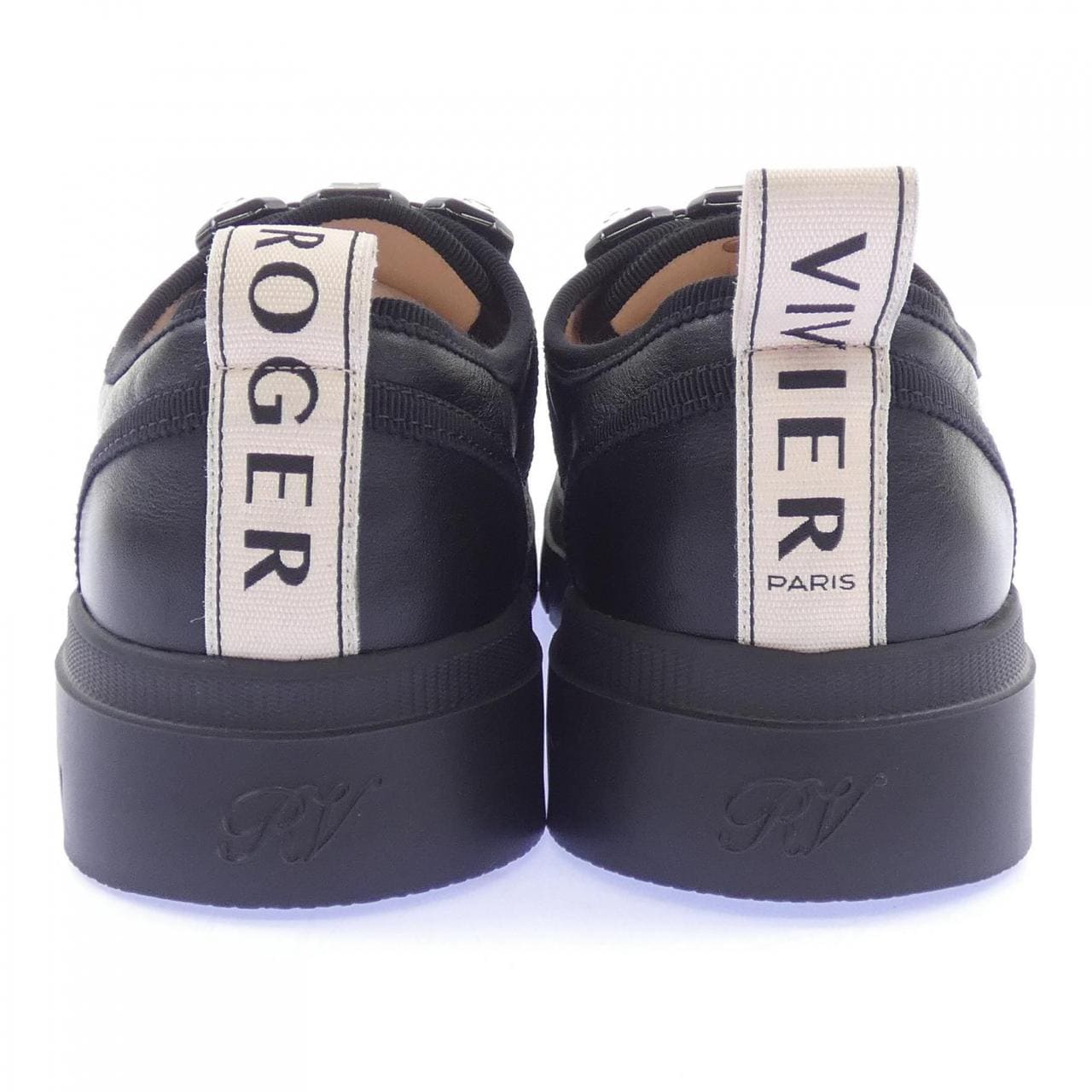 ロジェヴィヴィエ ROGER VIVIER ウォーキーヴィヴ ストラスバックル レザー スニーカー