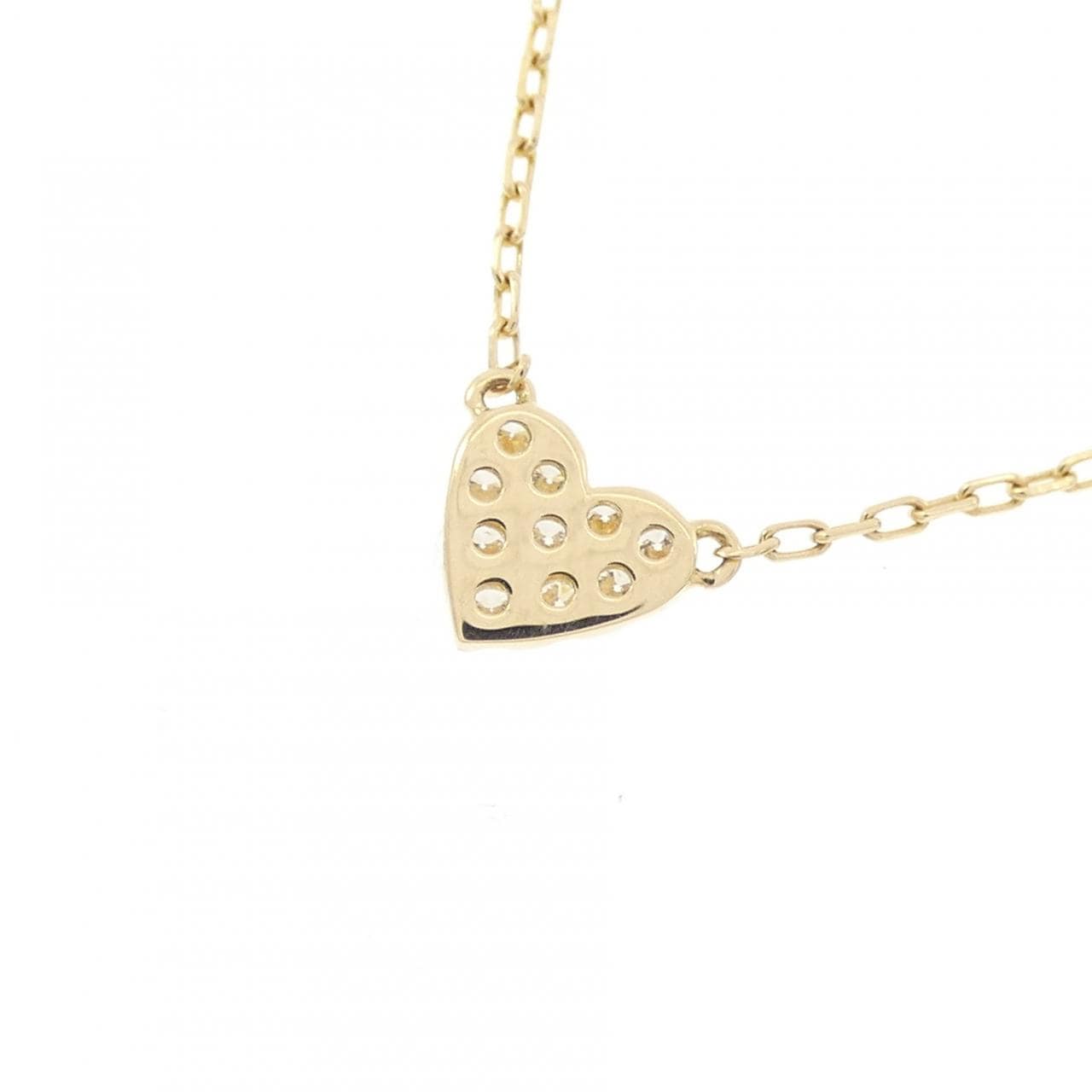 アーカー ハートパヴェ ネックレス 0.05CT