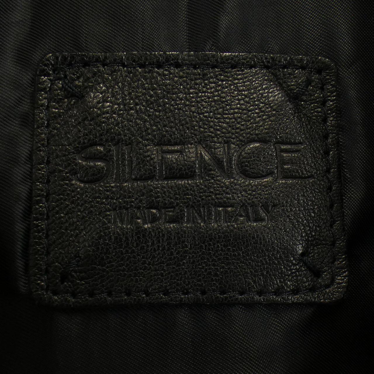 SILENCE レザーライダースジャケット