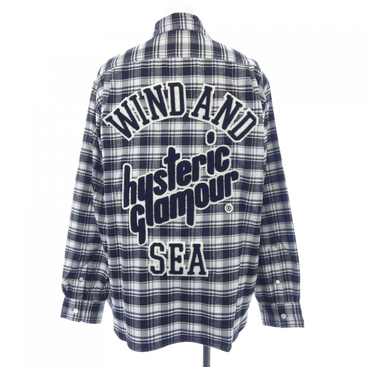 ヒステリックグラマー HYSTERIC GLAMOUR WINDANDSEA シャツ