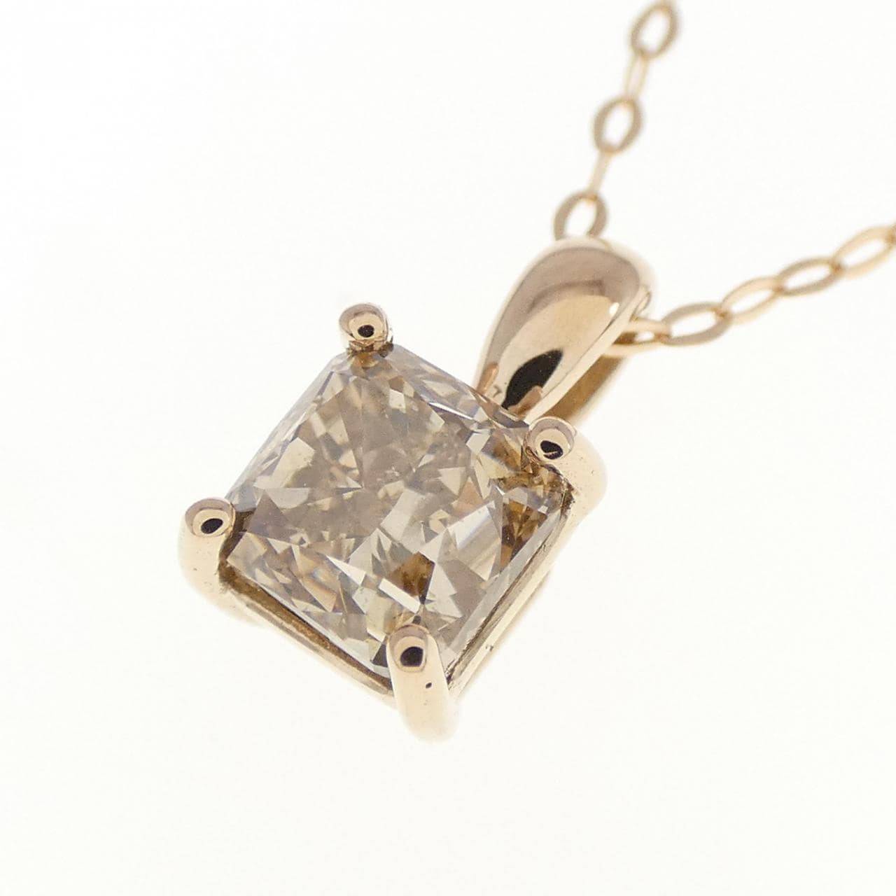 K18PG ダイヤモンド ネックレス 1.00CT