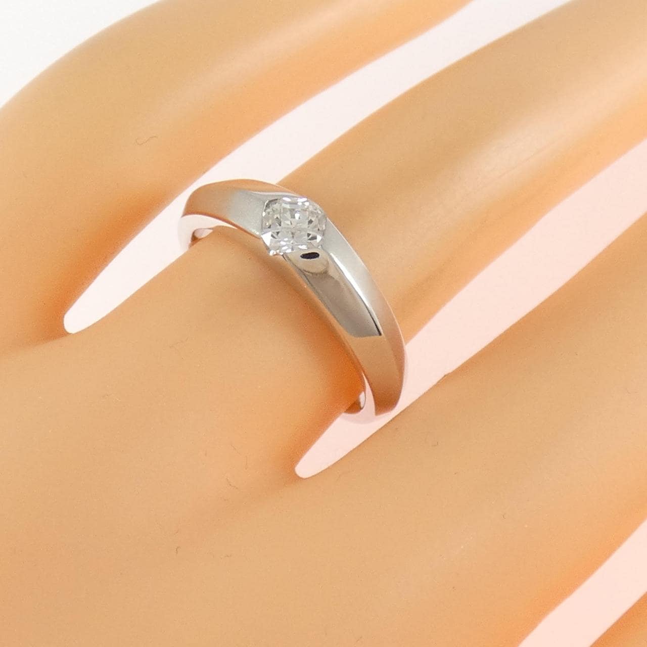 K18WG ダイヤモンド リング 0.306CT