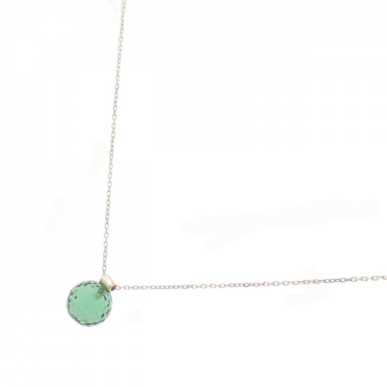 K10WG 合成クオーツ ネックレス